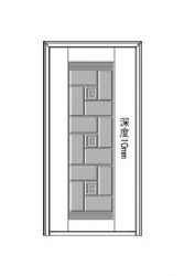 反凸仿拼接门面XY-8853