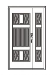 Reverse convex imitation splicing facadeXY-8803