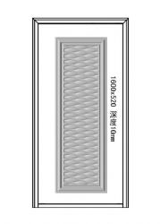 Faux reverse convex doorXY-8879